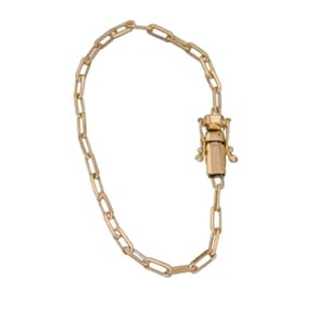 Pulseira Carti Fecho Lateral Duplo 4mm Moeda Antiga. - Qualidade Garantida