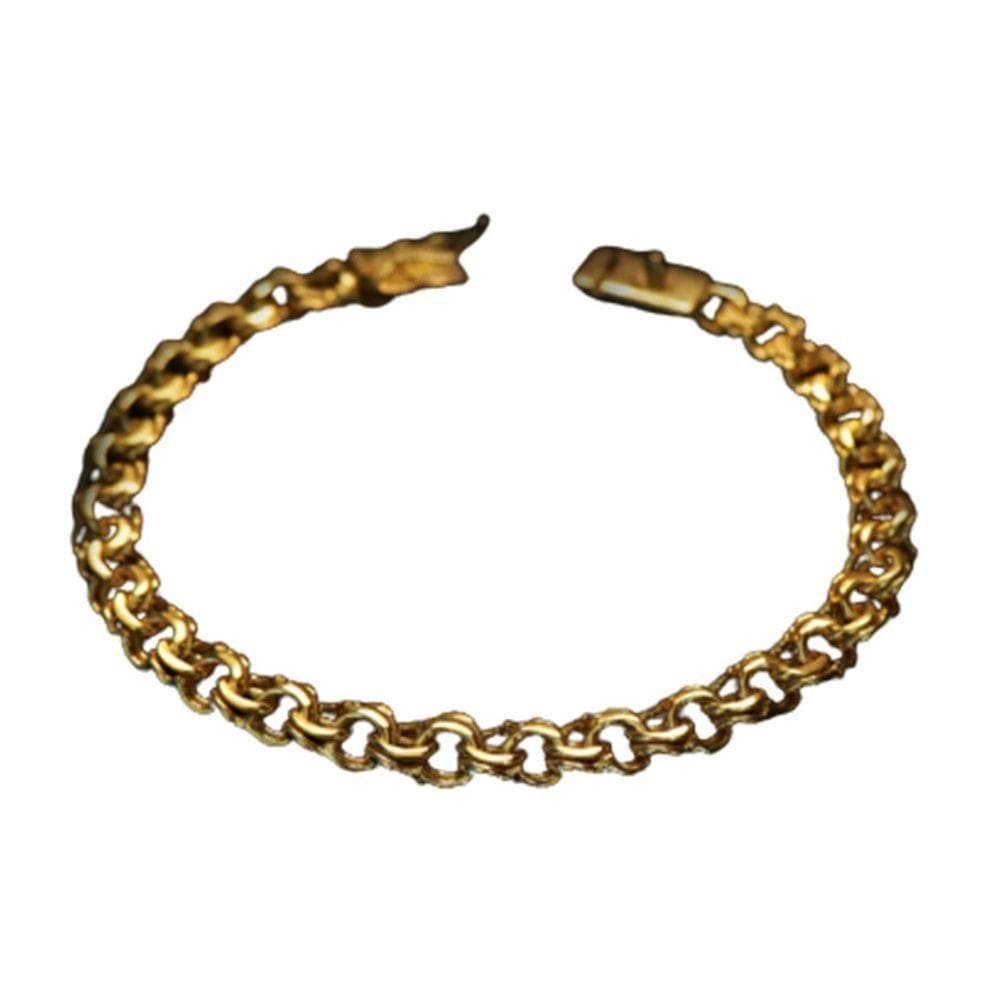 Pulseira 8mm Friso Mueda Antega Luxuosa