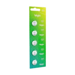 Bateria Lítio Cr2032 Elgin Cartela C-5un - Pç - 5