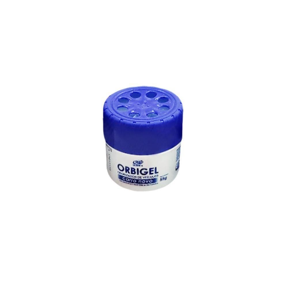 Aromatizador Para Carro Novo Orbigel 55G Orbi Quimica