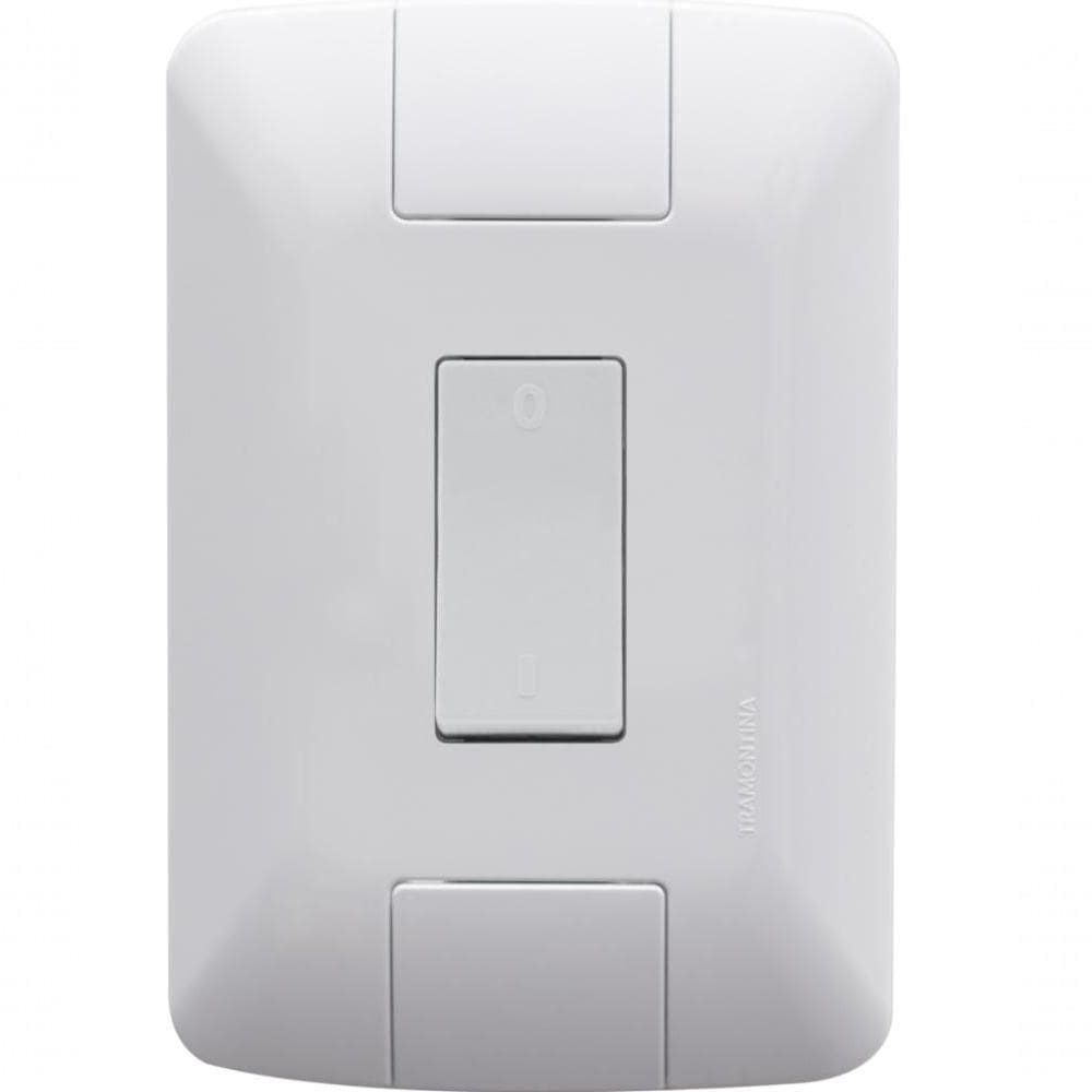 Kit 20 Conjunto 4x2 Com 1 Interruptor Bipolar Tramontina 10a