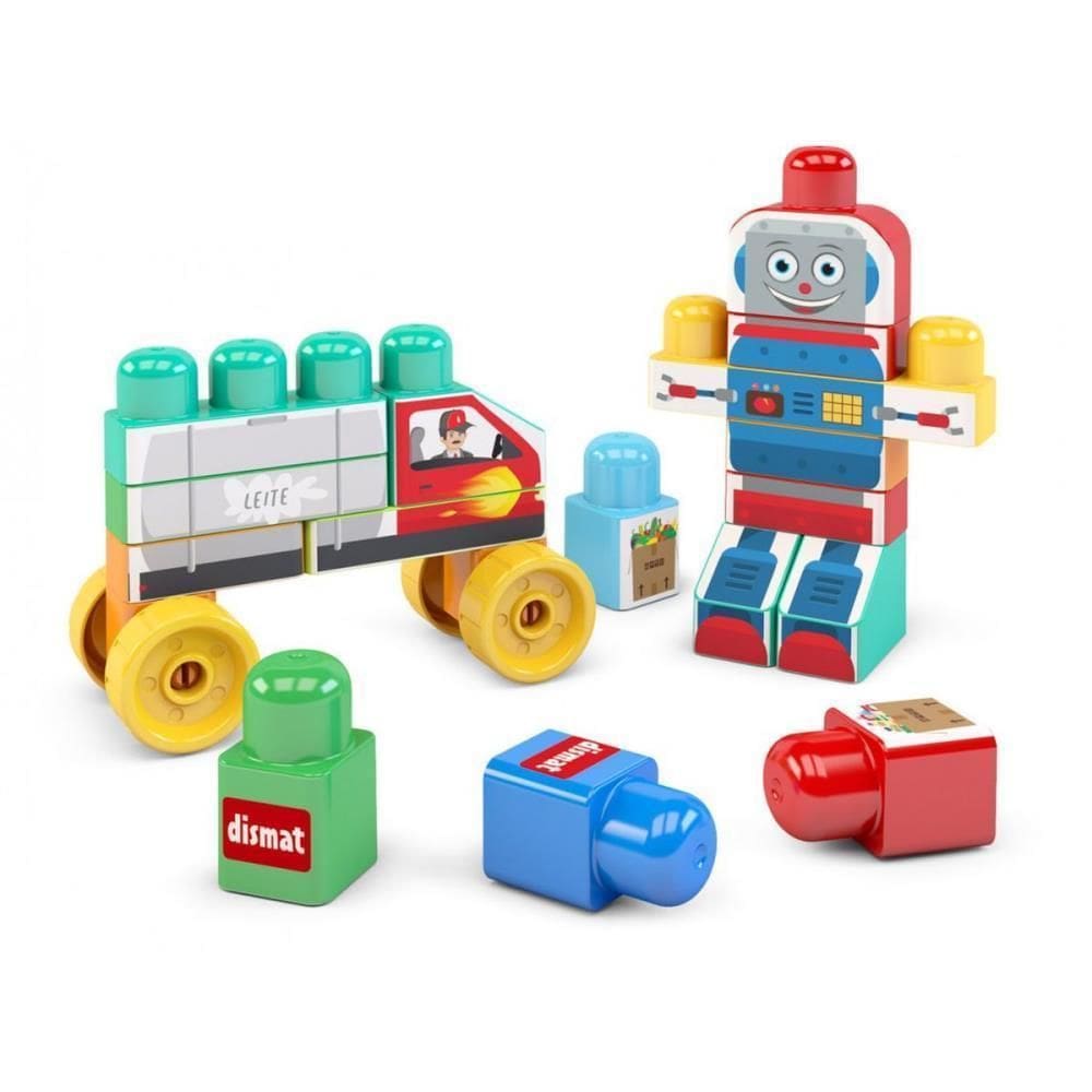 Brinquedo Para Montar Robô Blocolândia