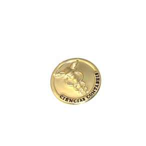 Broche Folheado de 2 Cm - Cuidados e Garantia 3 Meses
