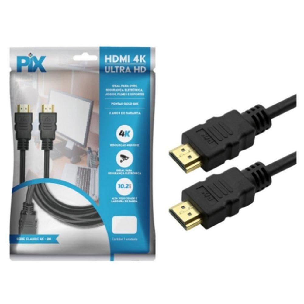 Cabo Hdmi Macho 1.4 15 Pinos Hd 3 Metros