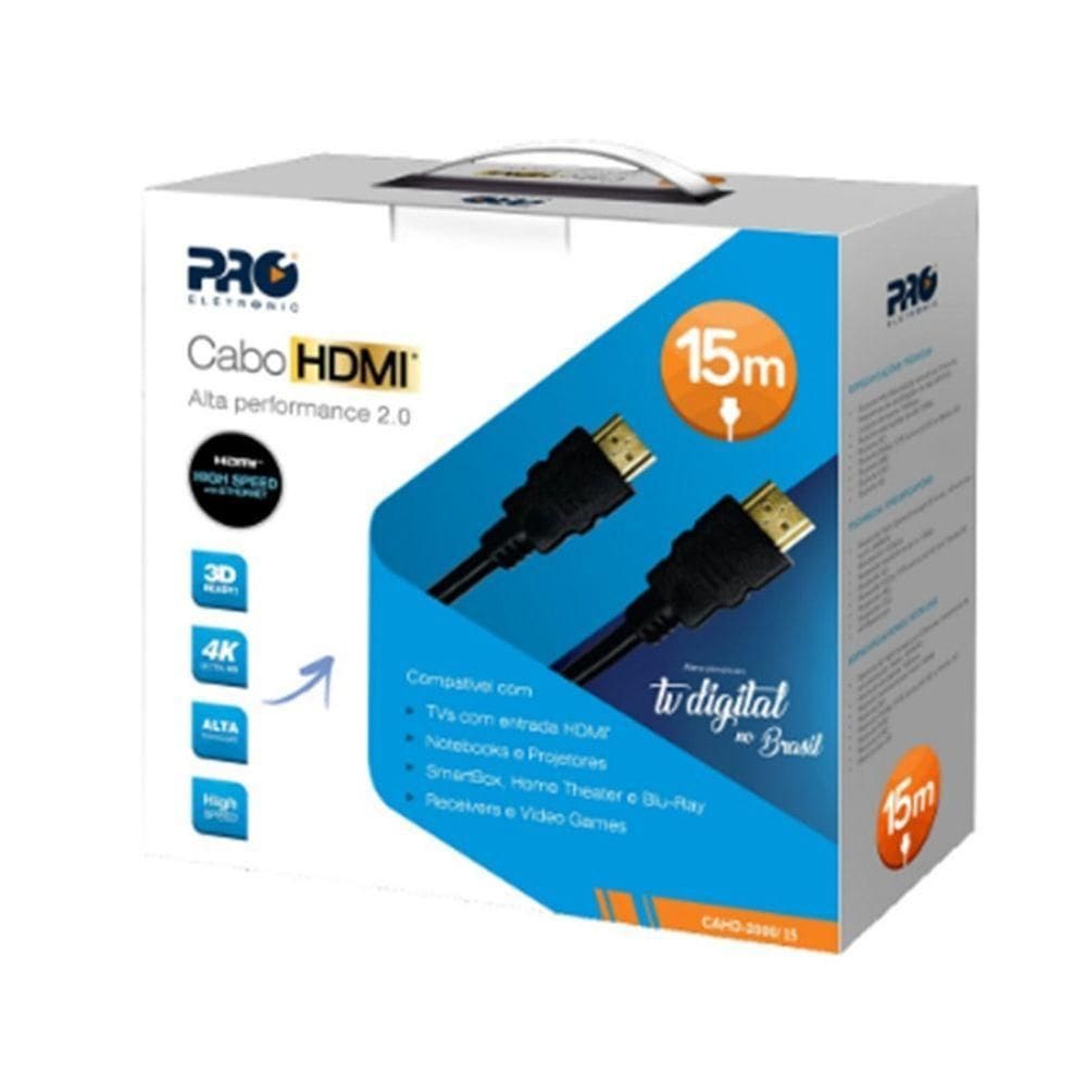 Cabo Hdmi Macho X Macho 15M Informática
