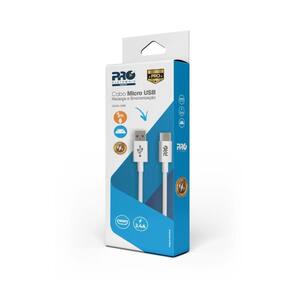 Cabo Usb Proeletronic Para Celular Tipo Micro Usb 1mt -...