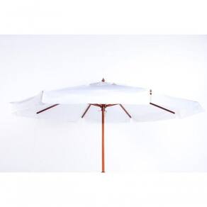 Ombrellone Madeira Cobertura Pvc 2,40m Branco Bel Lazer