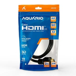 Cabo Hdmi Aquario 4k02 4k Macho X Macho 2.0 2m