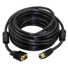 Cabo Nwt Para Monitor Vga Hd15m X Hd15m 20m Preto Com Filtro