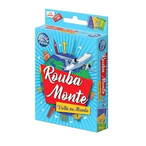 Jogo Rouba Monte - Viagem Ao Mundo - Pais E Filhos