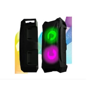 Caixa De Som C/ Microfone controle e Led Bluetooth