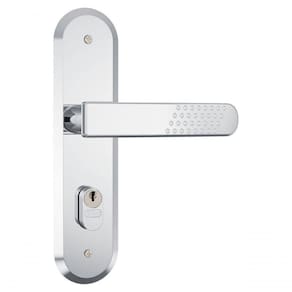 Fechadura Externa Com Maçaneta De Alavanca 1801-21 Espelho Inox - Stam
