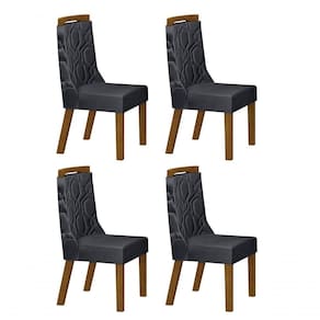 Kit 04 Cadeiras Sala De Jantar Agata Mdf Leifer Moveis