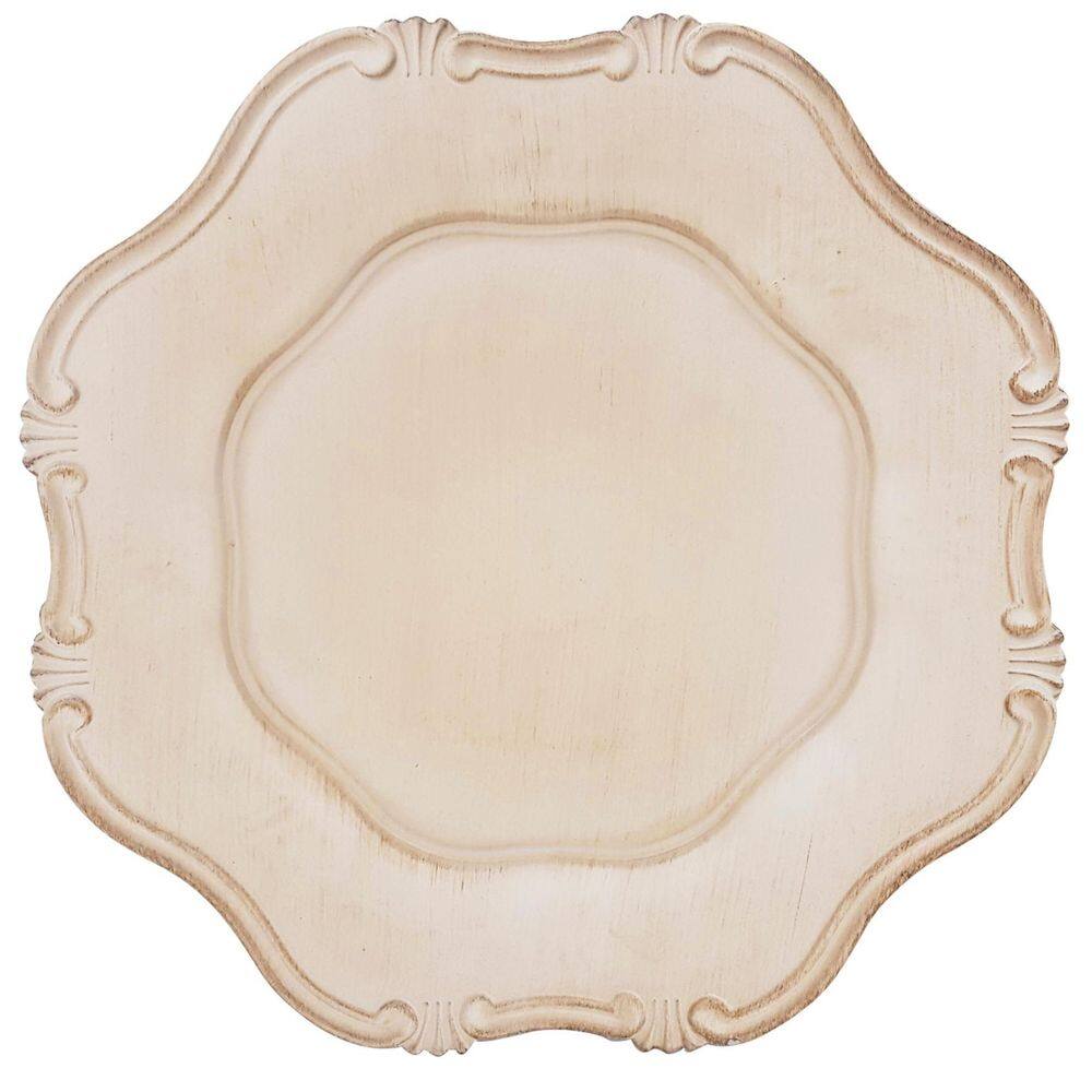 Jogo De 4 Sousplat Romantique Off-White