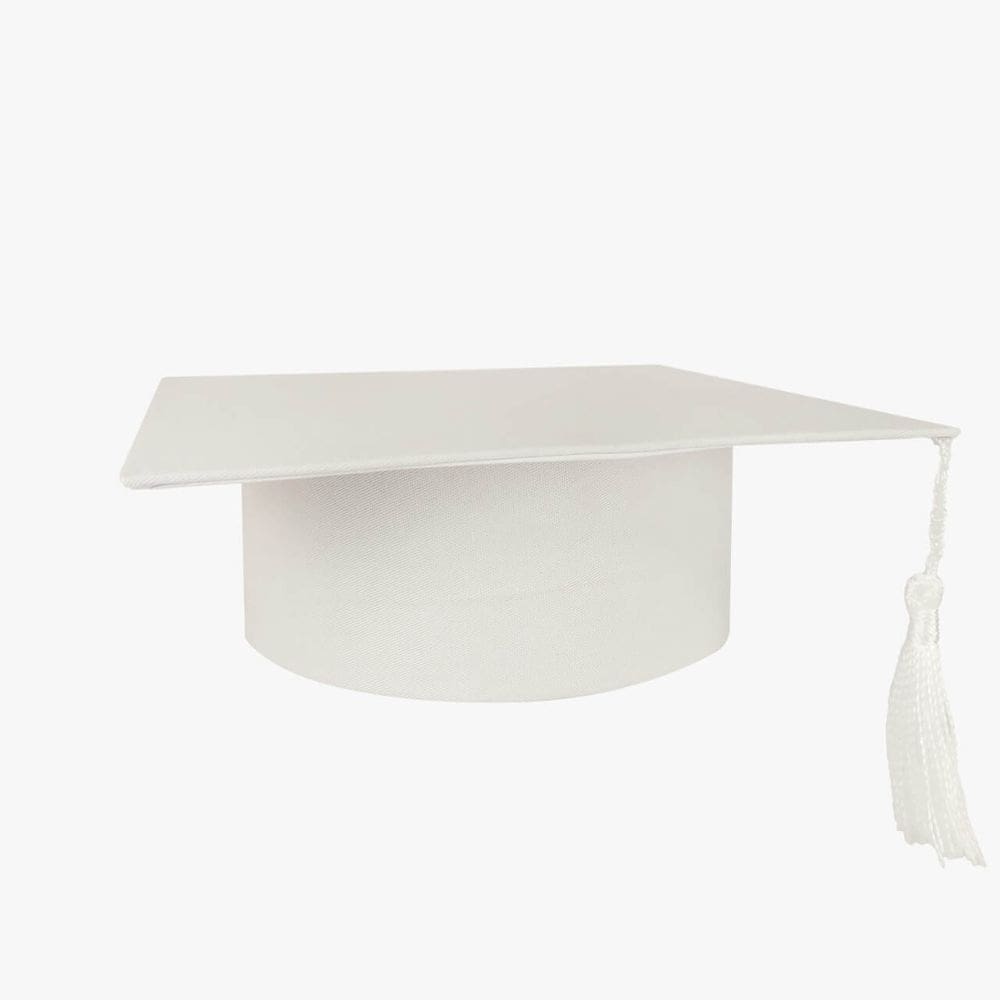 Capelo Para Formatura Infantil Branco