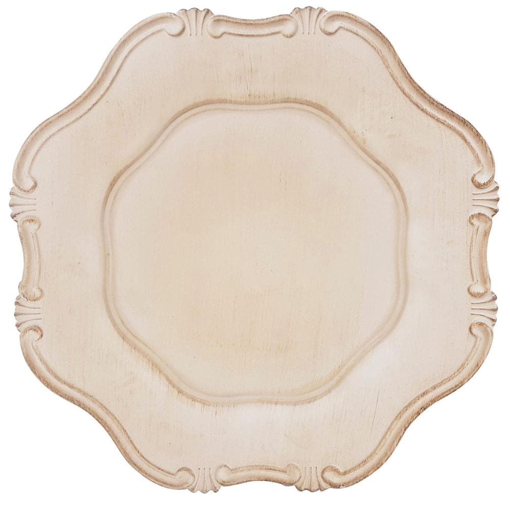 Jogo De 4 Sousplat Romantique Off-White