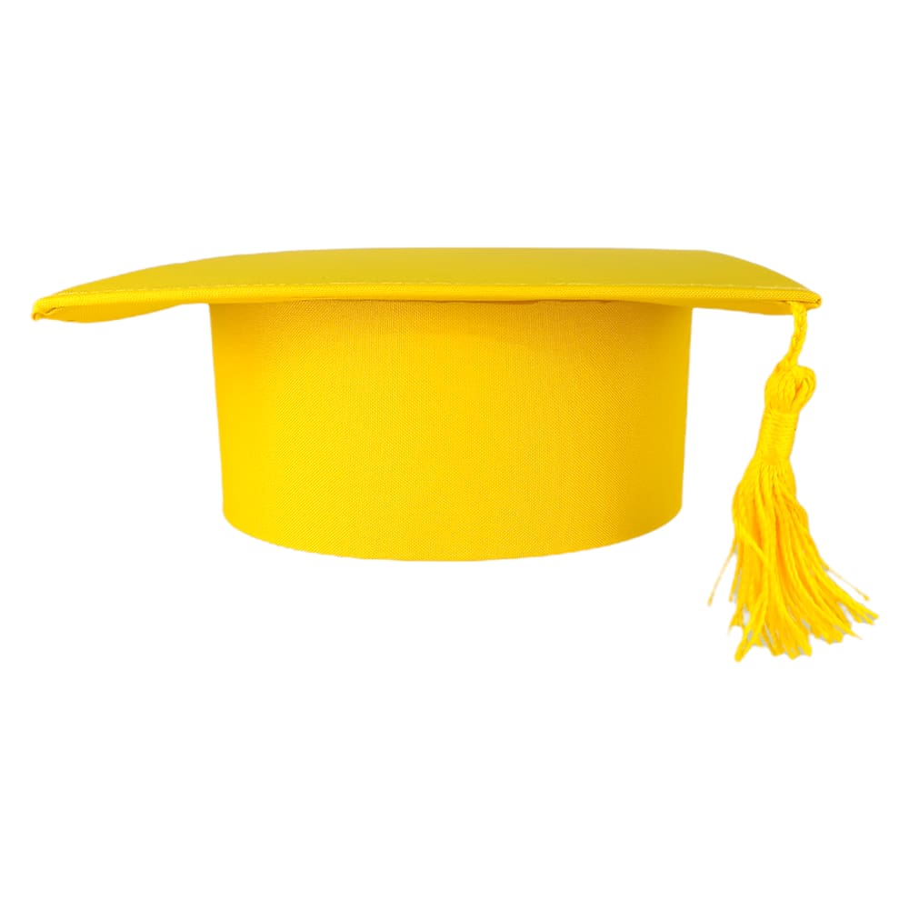 Capelo Para Formatura Adulto Amarelo