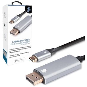 Cabo Adaptador Usb-C Para Dport Macho 4K 60Hz 1.8M 5+