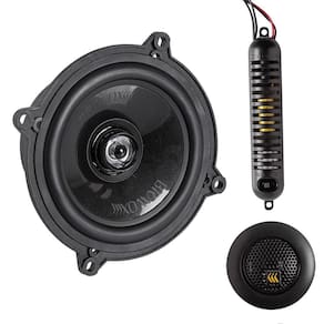 Alto Falante Bravox Kit Duas Vias Cs50bk 5 Polegadas 65...