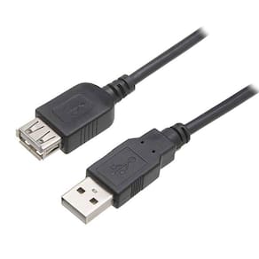 Cabo Usb A Macho Para Usb A Femea 2.0 3 Metros