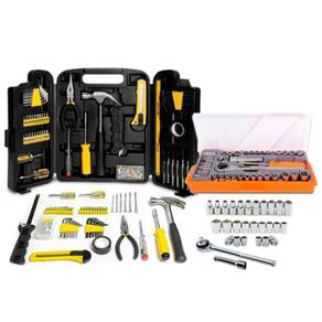 Kit Jogo Ferramentas 129 Pçs E 40 Soquetes Sparta