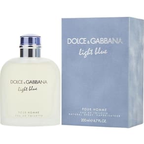 Perfume Masculino D & G Light Blue Dolce & Gabbana Eau De Toilette Spray 200 Ml