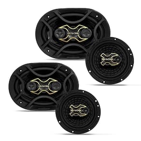 Alto Falante Kit Fácil Bravox 6x9 Pol + 6 Pol 240w Rms Linha Gold