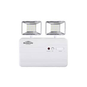 Bloco Autônomo Led 2 Faróis Quadrado - Blumenau Iluminação 5w 1200 Lumens
