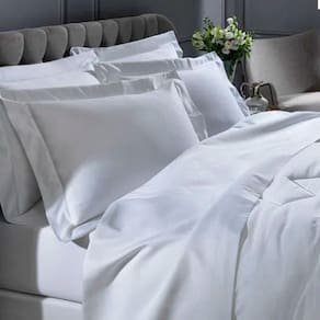Kit De Cama Buettner Casal 1000 Fios Dobra Feita 4pçs Branco