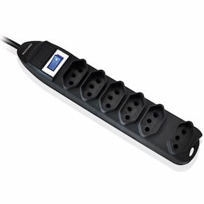 Filtro De Linha 6 Tomadas Linear Preto - Wi221