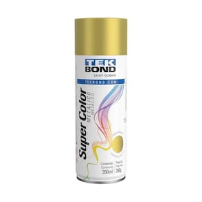 Tinta Spray Dourado 350ml Tek Bond