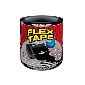 Fita Adesiva Para Reparos Flex Tape Black Cola Tudo Remendo Para Casa Industria E Campo Com 150cm