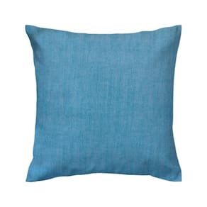 Capa de almofada VivaIN suede mesclado azul turquesa