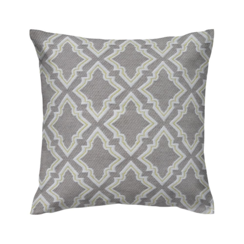 Capa de almofada VivaIN geométrico jacquard chinelle cru