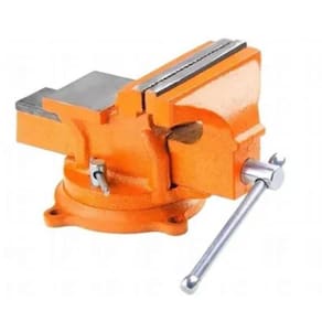 Torno Morsa De Bancada 5 Giratoria Com Bigorna Sparta 125Mm