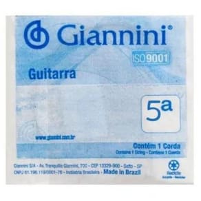 Corda Guitarra Ligth Geegst10.5 C/6 Giannini