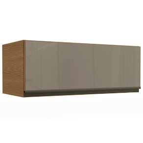 Armario Aereo Basculante 1P Vidro 80 cm Maxxi G770 Kappesberg Canela