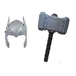 Capacete Thor Super Heróis Vingadores Fantasia + Martelo