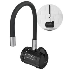 Torneira Hydralar 4T Parede Flex 5500W 220V Preta Hydra