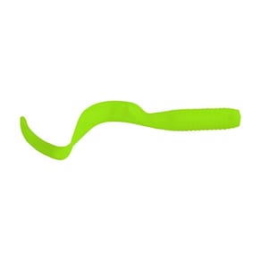 Isca Berkley Gulp! Grub Chartreuse 15cm para pesca em água salgada