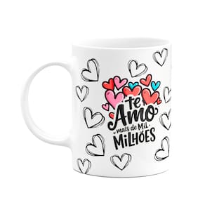 Caneca Namorados - Te amo mais de mil milhões