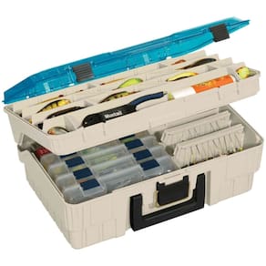 Bolsa Plano Magnum XL de duas camadas bege/azul