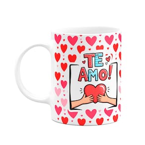 Caneca Namorados - Te amo - Meu par Feliz dia dos namorados