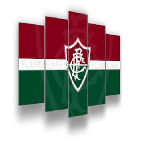 Quadro Decorativo Mosaico 5 Peças Mod452 Fluminense Time