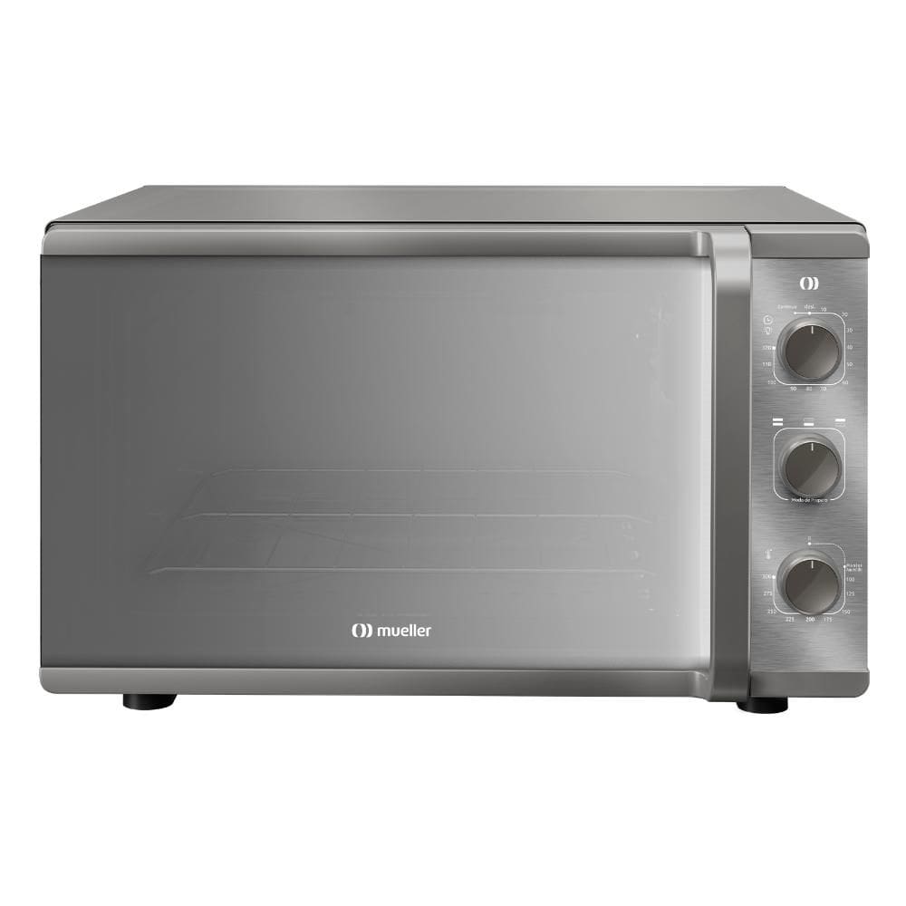 Forno Elétrico de bancada Mueller Espelhado 50 litros e 3 Modos de Assar MFB50K