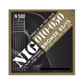 Encordoamento Nig N500 P/ Violão Aço 10/50 - Ec0199