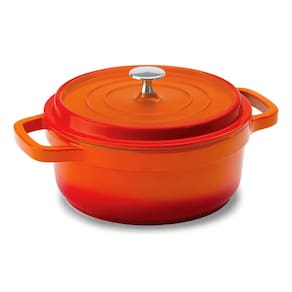 Caçarola Hercules Laranja Cerâmico Indução 2,4L C/ Tampa