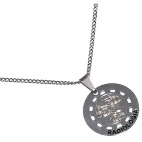Colar Cordão Minha Profissão Radiologia Aço Inox