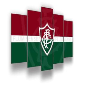 Quadro Decorativo Mosaico 5 Peças Mod452 Fluminense Time