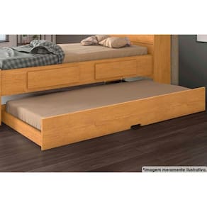 Cama Auxiliar Solteiro Premium II Cinamomo - Conquista